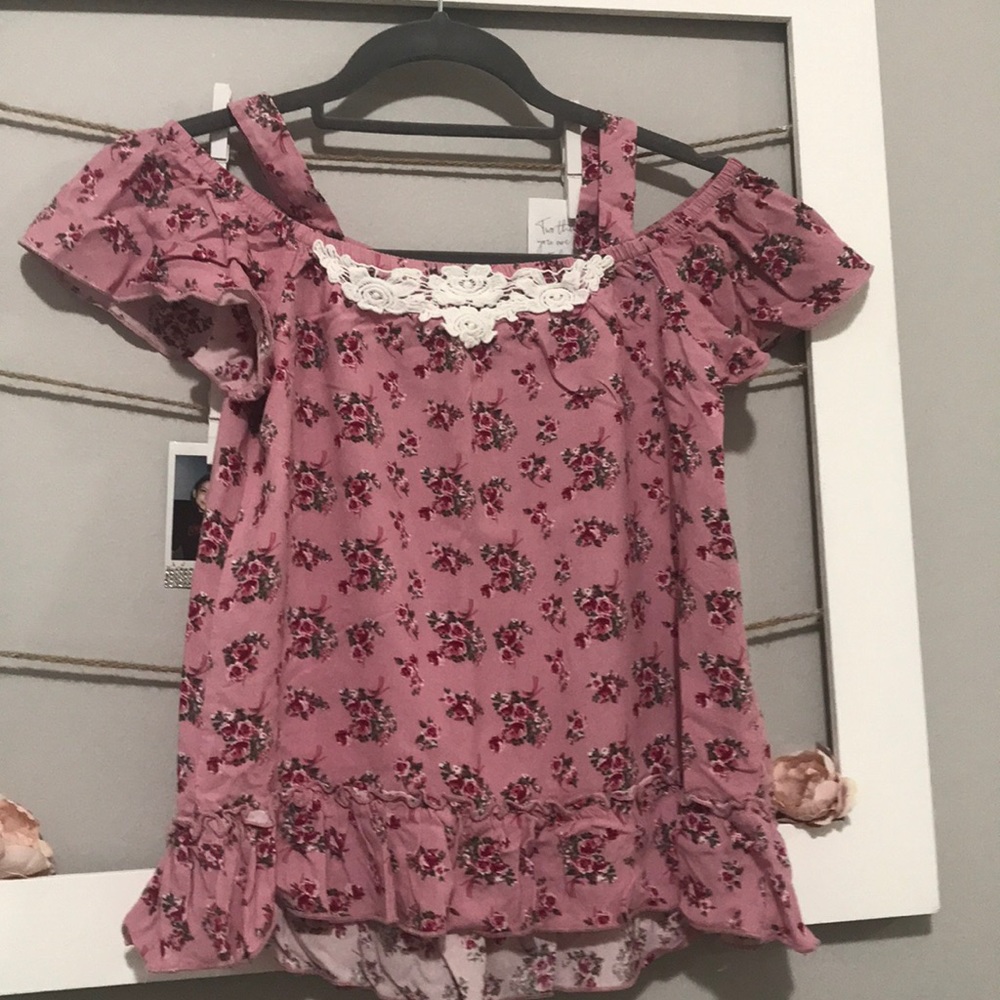 Girls silky blouse